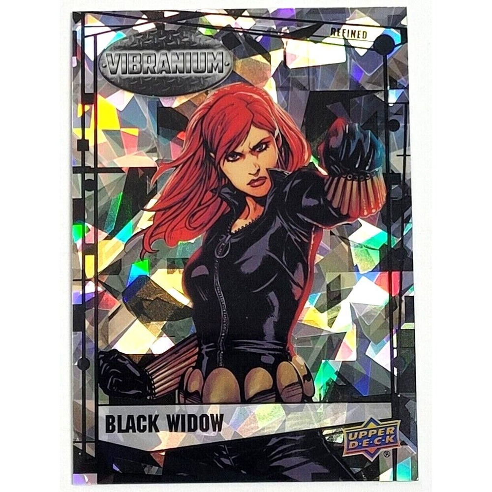 BLACK WIDOW 2015 MARVEL VIBRANIUM REFINED #D 71/99 UPPER DECK MCU